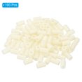 thumbnail image 3 of Uxcell 4.2mm ID x 7mm OD x 12mm L Round Spacers Washers, 100 Pack ABS Plastic Standoff Gaskets for M4 Screws, Beige, 3 of 4