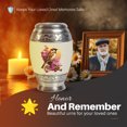 thumbnail image 5 of Yatskia Sparrow Large Funeral Urns for Human Ashes Adult Man, Cremation Burial Urns for Adult Ash, Mini Memorial Urn for Ashes for Women, (Monar 10 Inch and 3 Inch), 5 of 8