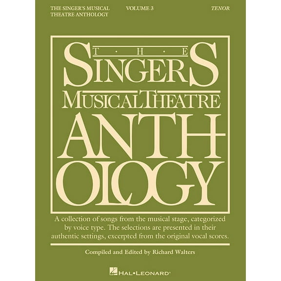 Singer's Musical Theatre Anthology (Song The Singer's Musical Theatre Anthology - Volume 3, (Paperback)