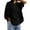 Black, variant on ManxiVoo Classic Vintage Women's Linen Shirt Relaxed Fit Button Down with Roll Tab Sleeves for Everyday Elegance XXL Size Blue