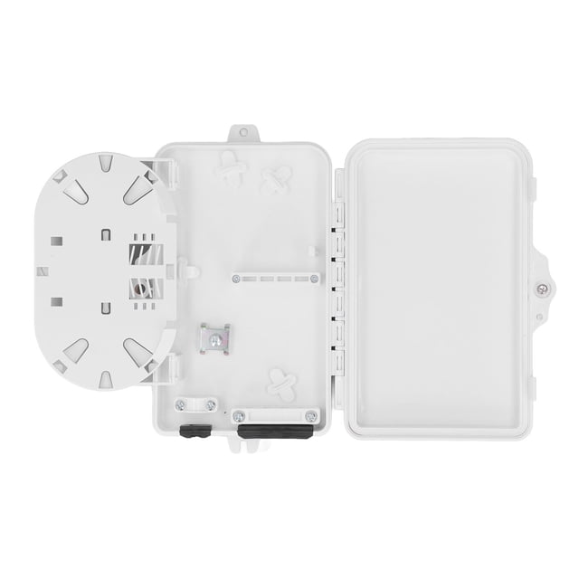 Fiber Optic Box, 4 Core Damp Resistant Fiber Distribution Box IP65 Protection for Indoor