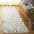 thumbnail image 2 of SAFAVIEH Jardin Willoughby Floral Runner Rug, Light Gray/Ivory, 2'3" x 8', 2 of 7