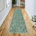 thumbnail image 2 of HomeNette Machine Washable Runner Rug 100x350 cm, Non Slip, Stain Resistant, Olive Green Rugs for Living Room, Long Soft Kitchen Runner Rug, Decorative Modern Boho Patterned, 2 of 6