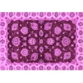 thumbnail image 1 of Ahgly Company Indoor Rectangle Oriental Purple Traditional Area Rugs, 7' x 9', 1 of 4