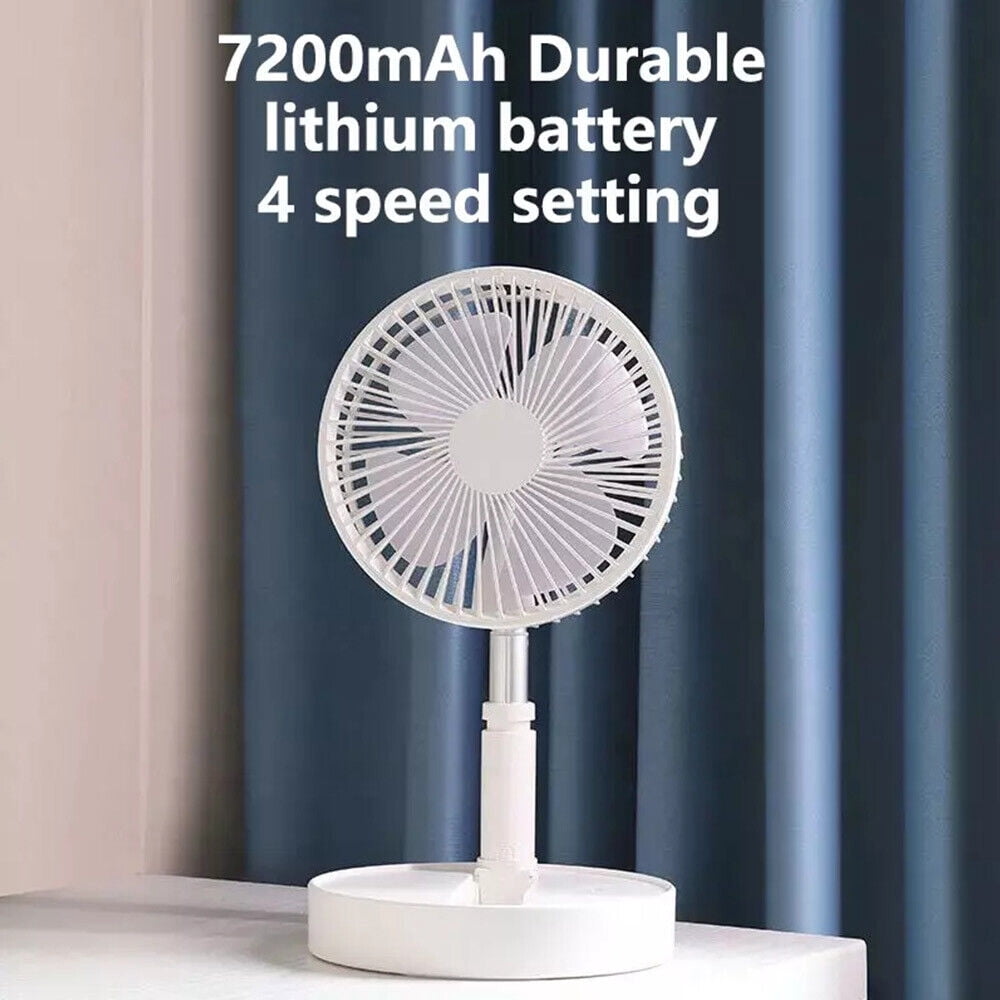 Onemayship 4-Speed Foldable and Retractable Design Floor Fan