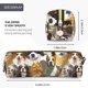 thumbnail image 3 of Disketp Cute Dog Estuche de Lápices de Cuero con Cierre, Estuche Compacto para Papelería, Bolígrafos y Accesorios Pequeños, 3 of 7