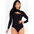 thumbnail image 6 of Long Sleeve Bodysuit with Front Cutout, 6 of 11