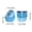 Blue, variant on Greaseproof Baking Cups, 100 Pack Non Stick Muffin Liners, Food Grade Disposable Cupcake Liners Standard Size for Baking Muffins Cupcakes and Mini Cakes