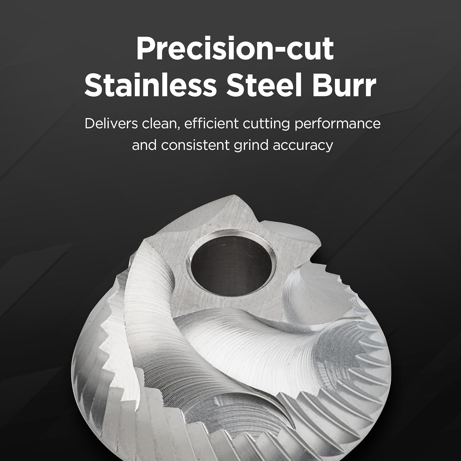 Manual Coffee Grinder - Stainless Steel Conical Burr with Adjustable Settings, Double Bearing for Home Travel Camping Gift
