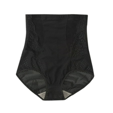 

Ladies Breathable High-Waist Abdomen Shaping Panties Hip Lifting Body Shaping Without Trace Beauty Thin Section Underwear Black XXXL