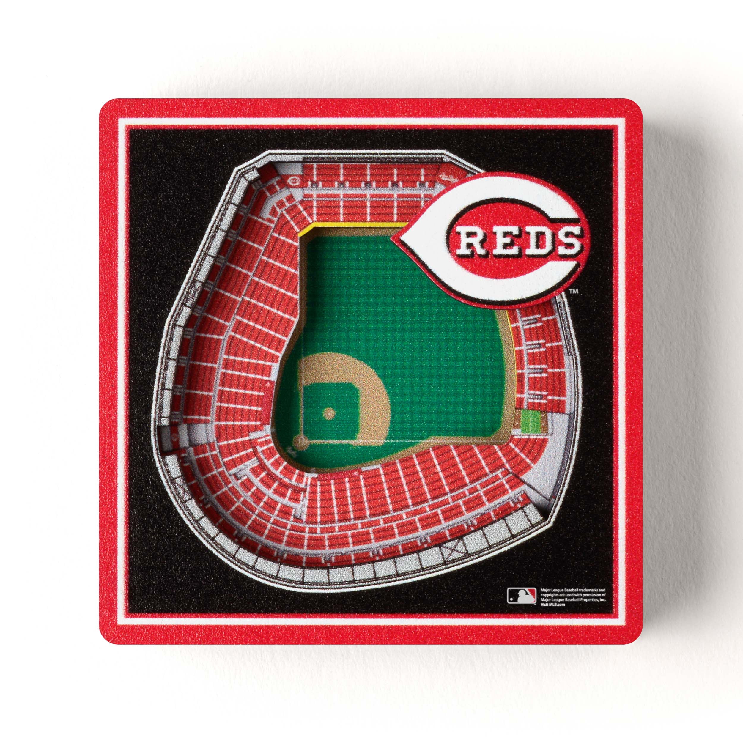 Cincinnati Reds Stadium View Magnet