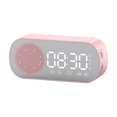 thumbnail image 3 of XZNGL Bluetooth Speaker Alarm Clock Alarm Clock Bluetooth Speaker Alarm Clock with Bluetooth Speaker Z7 Smart Bluetooth Audio Gift Alarm Clock Mirror Clock Audio Radio, Small Speaker with Plug-In Card, 3 of 5