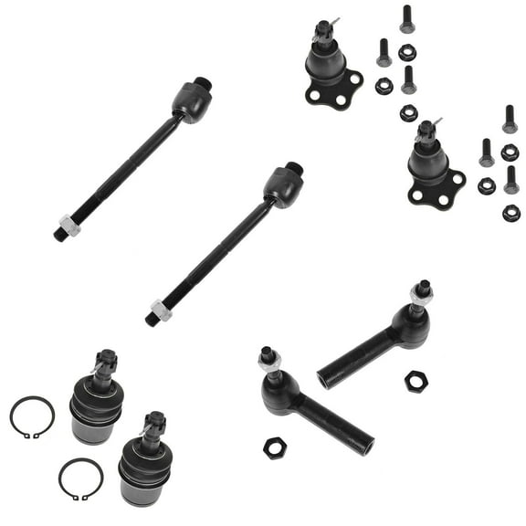 TRQ Inner Outer Tie Rod End Ball Joint Suspension Kit 8pc Set for Dakota Durango PSA58723 Fits select: 2000-2004 DODGE DAKOTA, 2000-2003 DODGE DURANGO