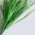 thumbnail image 3 of 8pcs Artificial Outdoor Plants Fake Grass Bushes Artificial Shrubs Artificial Fake Grass Plant Faux Wheat Grass for Outdoor UV Resistant Plastic Greenery Plants (Green), 3 of 5
