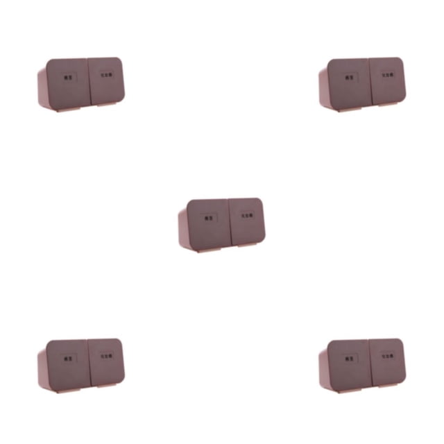 Bearachild Organizador de baño Caja de almacenamiento de plástico resistente al agua Solución de estante fácil de limpiar Caja de Type2 NO2
