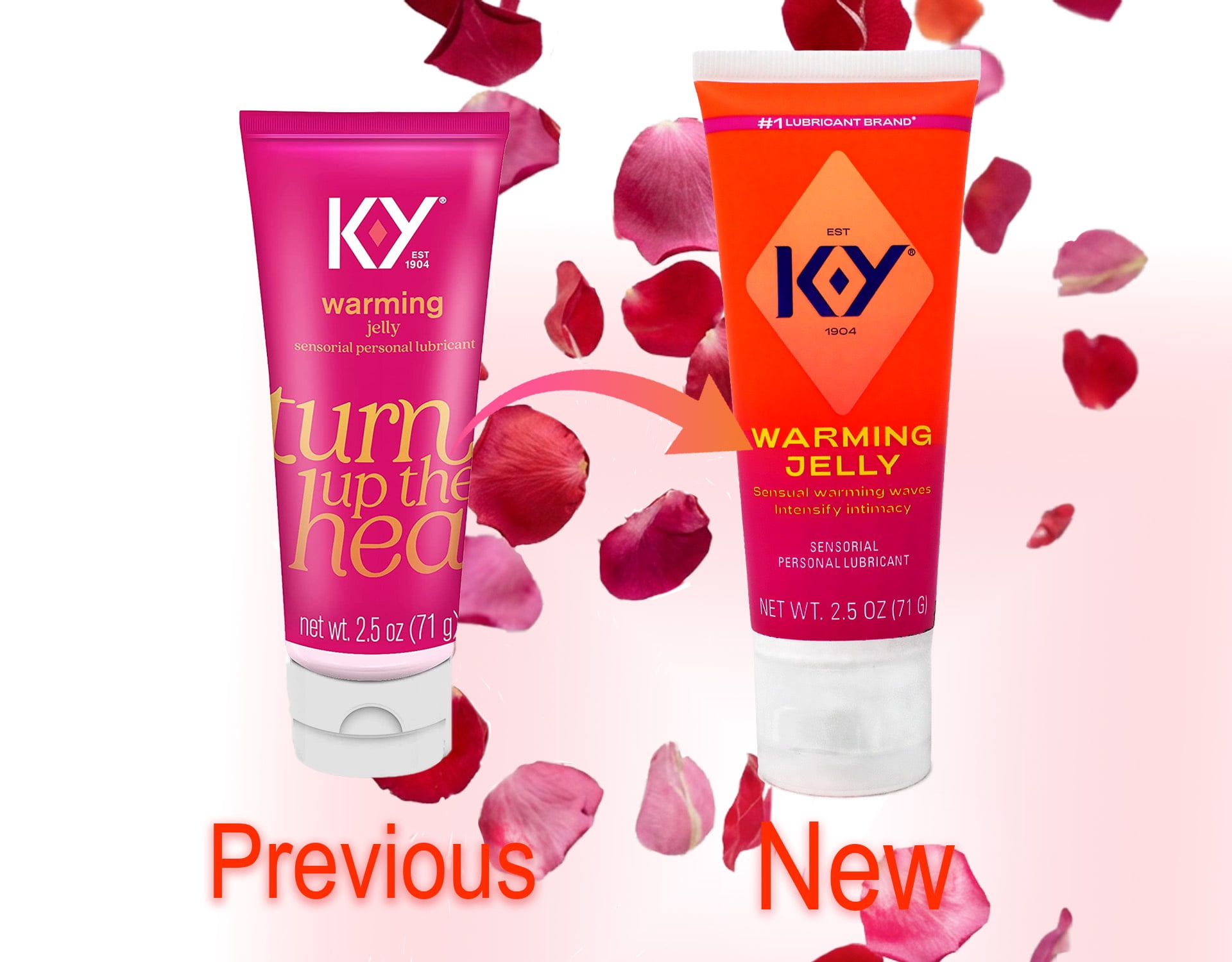 3 pack) K-Y Warming Sensation Jelly Personal Lubricant - 2.5 Oz