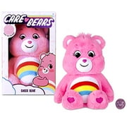 Basic Fun New 2020 Care Bears - Cuddly 14" Big Stuffed Animal - Cheer Bear - Soft & Huggable!