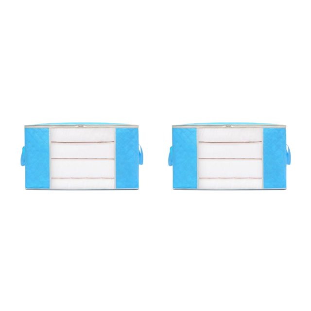 Maytalsory Efficacement Stocker et Vêtements avec Sac de Rangement Robuste et Durable Azur Vert L 2Set
