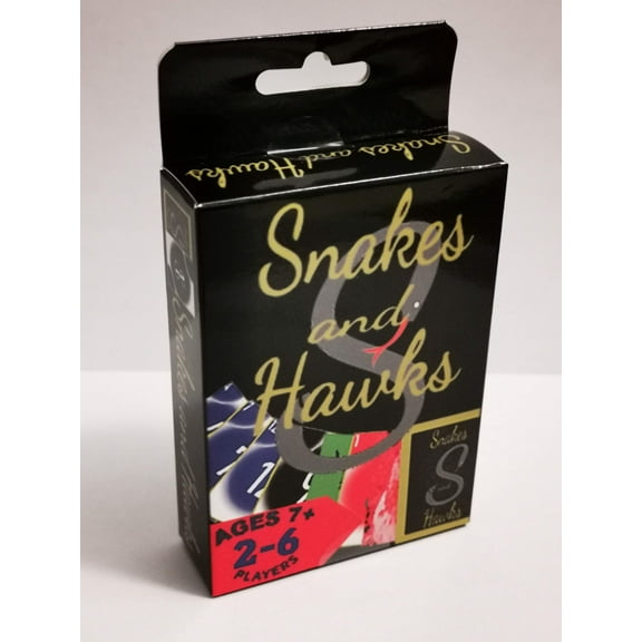 Snakes and Hawks Card Game - Family Card Game for 2-6 Players, Trick-Taking, Ages 7 
