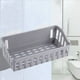 thumbnail image 3 of 2X Estantería de Baño Cesto de Almacenamiento Montada en la Pared Sin Perforación Estante de Almacenamiento Organizador de la Ducha Soporte de Almacenamiento de Cocina Gris, 3 of 5