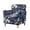 Japanese Navy Cherry Blossom, variant on SCRAWLGOD Stretch Chair Cover Non Slip Armchair Slipcover Couch Protector with Elastic Bottom for Kids, Dogs, Pets, Japanese Ocean Wave Cherry Blossom