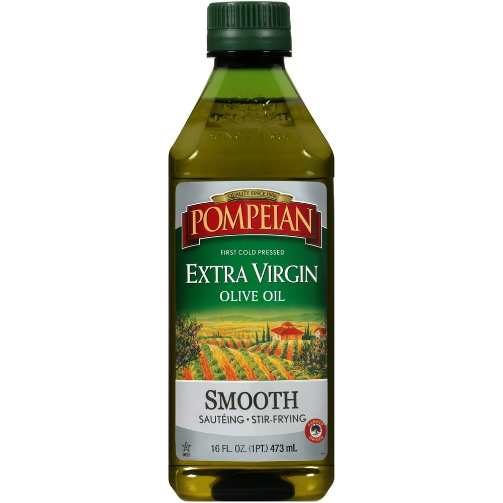 Pompeian Smooth Extra Virgin Olive Oil - 16 fl oz - Walmart.com ...
