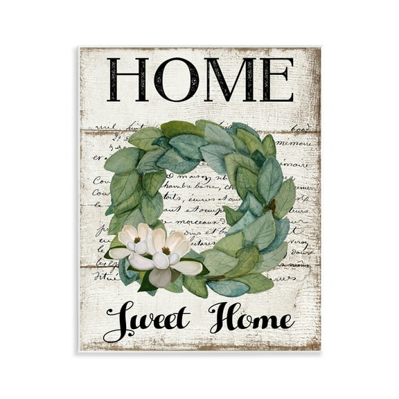 Stupell Industries Rustic Welcoming Phrase Plants & Flowers Painting Unframed Art Print Wall Art, 11 x 14