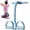 Blue, variant on 8 Tube Pedal Resistance Device, 17in Puller Exercise Band with Handles for Home Workouts, Yoga, Resistance Training for Women Men