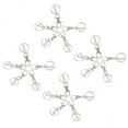 thumbnail image 1 of Luzkey 5x20 Pieces Lobster Clasps Claw Swivel Clips Snap Hooks Key, 1 of 8