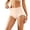 Beige, variant on Women's High Waist Stretch Shaping Briefs, Floral Print Butt Support Smooth Invisible All Day Underwear M-2XL