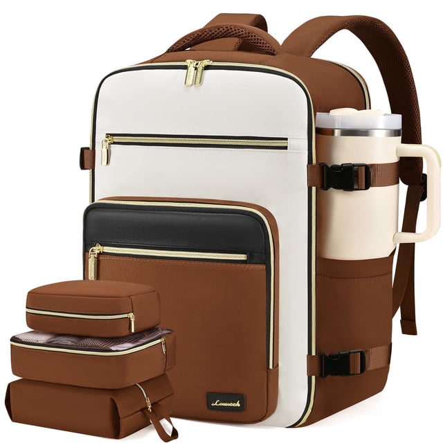 Mochila de viaje LOVEVOOK de 40 litros para mujer con compartimento para portátil de 17 pulgadas