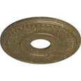 thumbnail image 3 of Ekena Millwork 15 3/4"OD x 3 7/8"ID x 3/4"P Berkshire Ceiling Medallion (Fits Canopies up to 7"), Hand-Painted Mississippi Mud Crackle, 3 of 6