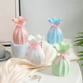 thumbnail image 7 of Plastic Vase Decorative, Small Tabletop Vase for Home Decor, Faux Ceramic Finish, Living Room Accent, 6.3 Inches, 7 of 7