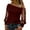 Red, variant on Off Shoulder Top for Women Long Sleeve Lace Detail Lightweight Pullover Boho Chic Casual Shirt XXXL Size Purple