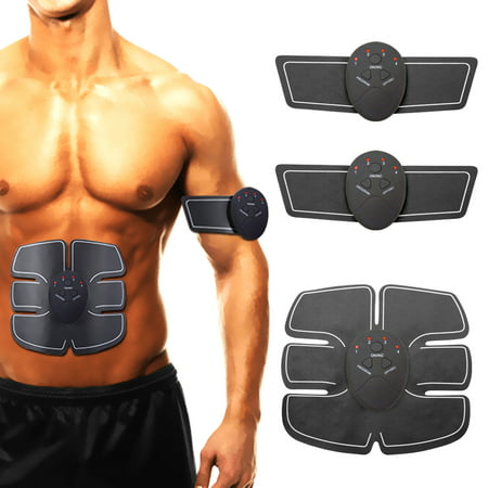 Muscle Toner,iClover Abdominal Workouts Fitness Portable AB Machine Abdominal Toning Belt Training ABS Trainer Wirless Muscle Toning for Abdomen/Arm/Leg for Men Or