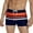 Navy, variant on Dovford Men's Square Leg Swimwear Pride Rainbow Swim Briefs Bikini Board Surf Shorts Boxer Swimming Trunks