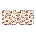thumbnail image 3 of Uemuo Forest Squirrel Nuts Printed 2 PCS Car Windshield Sun Shade, Auto Sun Heat and UV Rays Blocker, Foldable Automotive Front Window Sunshade Protector, 3 of 7