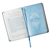 Mr. & Mrs. 366 Devotions for Couples Enrich Your Marriage and Relationship Blue Faux Leather Flexcover Devotional Gift Book w/Ribbon Marker