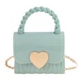 thumbnail image 5 of mdesiwst Women Handbag with Chain Strap Heart Clasp Mini Crossbody Bag Girls Cute Crossbody Purse for Street Dating Shopping, 5 of 8