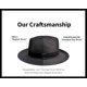 thumbnail image 4 of Pineapple&Star Sun Straw Fedora Beach Hat Fine Braid UPF50+ for Unisex, 4 of 5