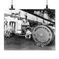 thumbnail image 2 of Print: Winding Cable On Reel, circa 1915, 2 of 4
