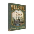 thumbnail image 2 of Jean Plout 'Wilderness Lodge 25' Outdoor Canvas 32x24, 2 of 5