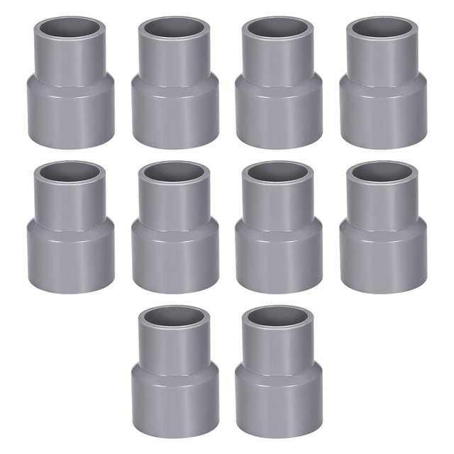 Acoplamiento reductor DWV Schedule 40 gris de 3/4 pulgadas x 1 pulgada 10 piezas