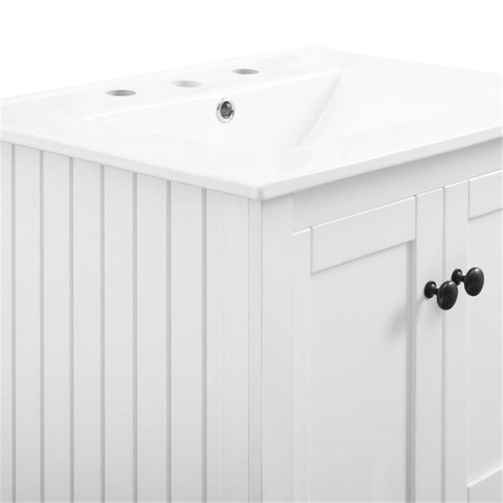 Prestige 24" Bathroom Vanity White White