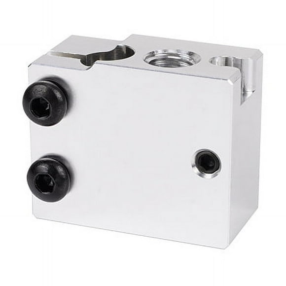 Accesorios de impresora Bloque calefactor para cabezal de extrusión de cráter E3D, aluminio, latón, chapado en cobre, compatible