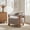 Almond, variant on Christopher Knight Home Modern Curved Arm Accent Chair, Boucle Upholstery, Solid Wood Frame, Light Taupe
