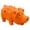 C, variant on Dog Chew Toys for Aggressive Chewers, Small Breed Dog Silicone Chew Squeaky Toys Natural Rubber Pig Sound Play Toy for Interactive Dog Playing