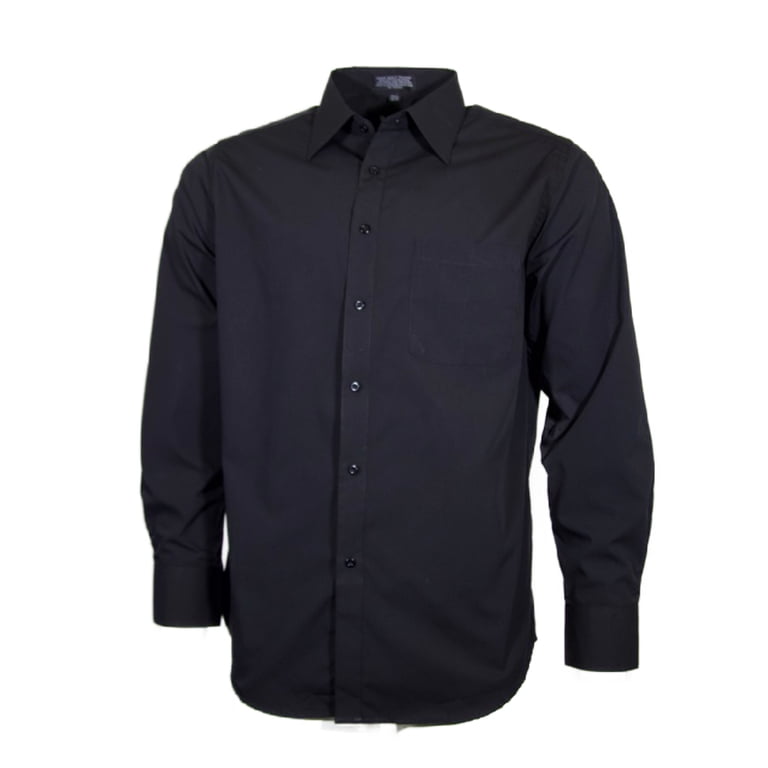 black dress shirt with khakis Men's summer style and Classic button Shirt Outfit Brown Top Black