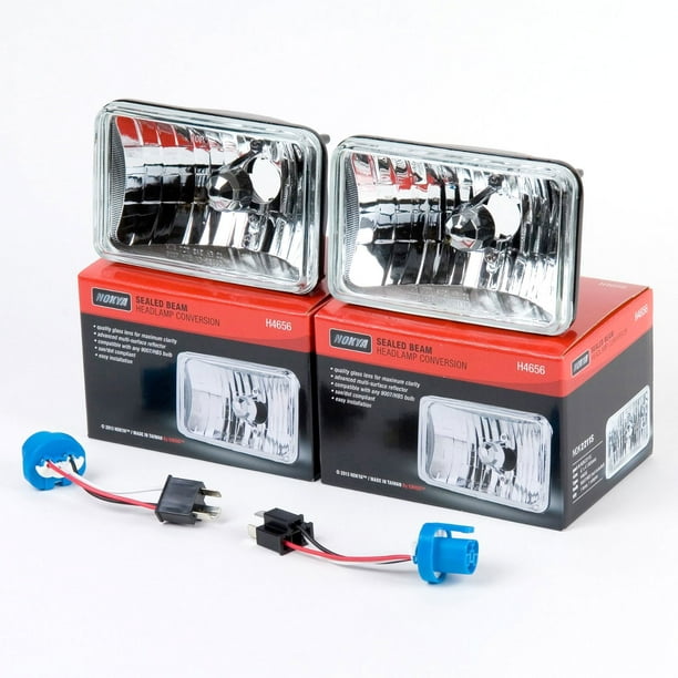 Nokya Sealed Beam Headlight Conversion Kit 4x6" H4656 / H4666 (165mm) NOK2211S SAE / DOT One