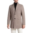 thumbnail image 4 of Gabardina INVACHI para hombre con bufanda desmontable a cuadros, 4 of 6